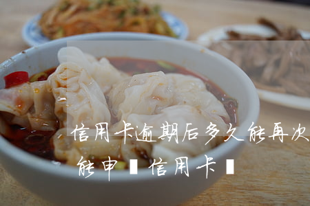 信用卡逾期后多久能再次消費(有一次逾期還能申請信用卡嗎)