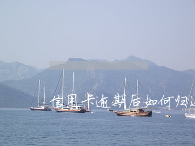 信用卡逾期后如何归还