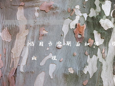 信用卡逾期后如何處理利益(到期的信用卡怎么處理)