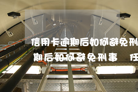 信用卡逾期后如何避免刑事責任-信用卡逾期后如何避免刑事責任呢