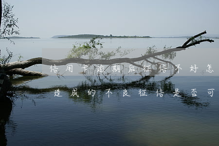 信用卡逾期后征信不好怎么辦 因信用卡逾期造成的不良征信是否可以消除