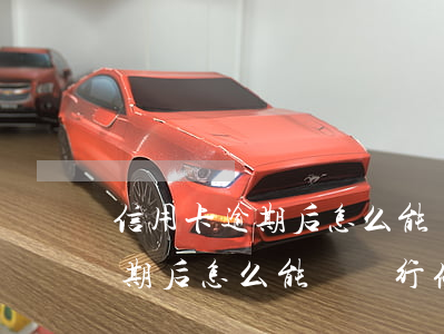 信用卡逾期后怎么能讓銀行停息-信用卡逾期后怎么能讓銀行停息掛賬