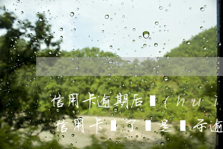 信用卡逾期后會(huì)顯示什么(為什么信用卡還了還是顯示逾期)