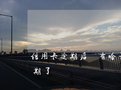 信用卡逾期后會有啥子后果(什么叫信用卡逾期了)