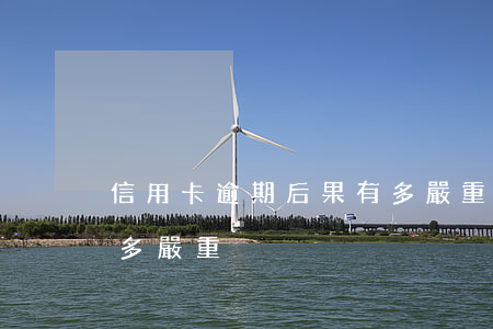 信用卡逾期后果有多嚴重(信用卡逾期后果有多嚴重)