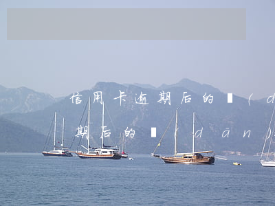 信用卡逾期后的擔(dān)保人(信用卡逾期后的擔(dān)保人怎么辦)