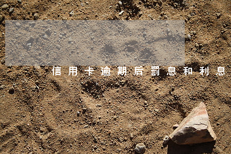 信用卡逾期后罰息和利息的算法
