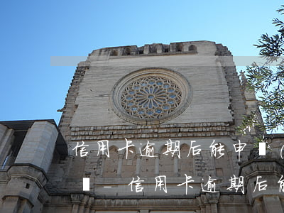 信用卡逾期后能申請(qǐng)延期還款嗎-信用卡逾期后能申請(qǐng)延期還款嗎
