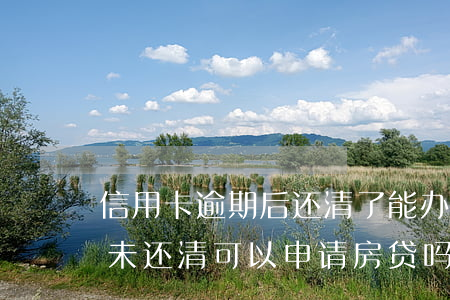 信用卡逾期后还清了能办房贷吗-有信用卡未还清可以申请房贷吗
