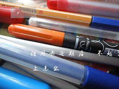 信用卡逾期后還不起了嗎(我信用卡逾期還不上怎么辦)