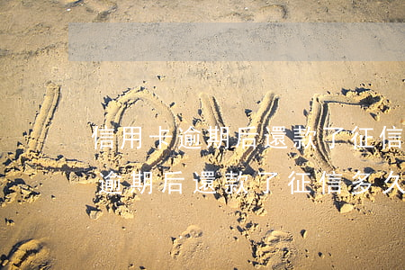 信用卡逾期后還款了征信多久更新-信用卡逾期后還款了征信多久更新一次