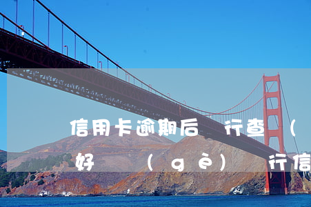 信用卡逾期后銀行查詢(xún)受限制-好幾個(gè)銀行信用卡逾期