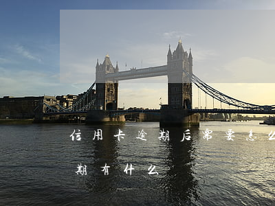 信用卡逾期后需要怎么處理(銀行卡信用卡逾期有什么辦)