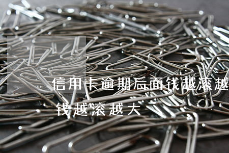 信用卡逾期后面钱越滚越大(信用卡逾期后面钱越滚越大)