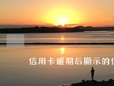 信用卡逾期后顯示的信息 信用卡 逾期 通知