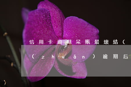 信用卡逾期呆賬最壞結(jié)果(呆賬轉(zhuǎn)逾期后辦理信用卡)