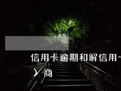 信用卡逾期和解(信用卡逾期和解協(xié)商)