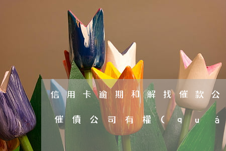 信用卡逾期和解找催款公司(欠信用卡第三方催債公司有權(quán)利報(bào)警嗎)