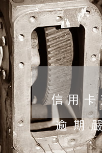 信用卡逾期嚴(yán)重還能用哪些借貸(逾期嚴(yán)重的信用卡還款還能用嗎)