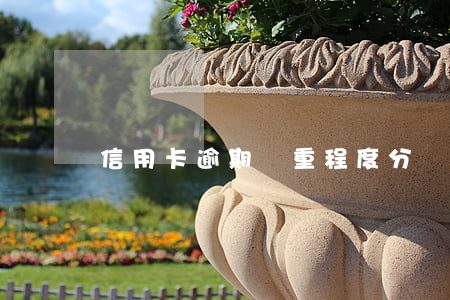 信用卡逾期嚴重程度分為幾種