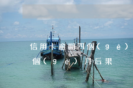 信用卡逾期四個(gè)月6(信用卡逾期四個(gè)月后果)