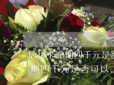 信用卡逾期四千元是否可以上述-信用卡逾期四千元是否可以上述法院起訴