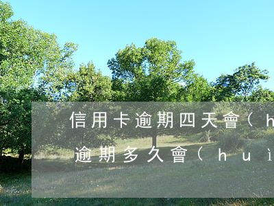 信用卡逾期四天會(huì)封卡嗎(信用卡逾期多久會(huì)封號(hào))
