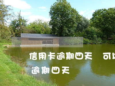 信用卡逾期四天還可以最低還款嗎-信用卡 逾期 四天