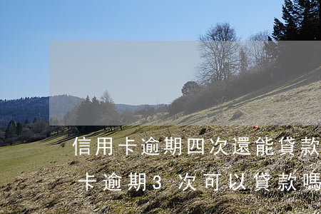 信用卡逾期四次還能貸款嗎(2016年信用卡逾期3次,可以貸款嗎)