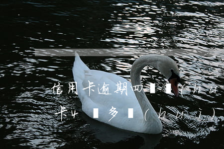 信用卡逾期四萬會(huì)坐牢嗎(欠信用卡4萬多會(huì)坐牢嗎)
