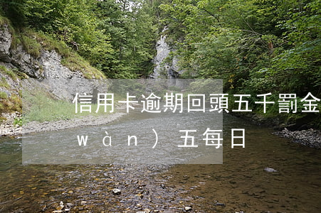 信用卡逾期回頭五千罰金嗎(信用卡 逾期 萬(wàn)五 每日)