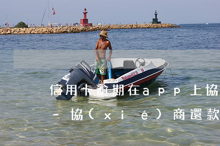 信用卡逾期在app上協(xié)商還款-協(xié)商還款的信用卡還可以使用嗎