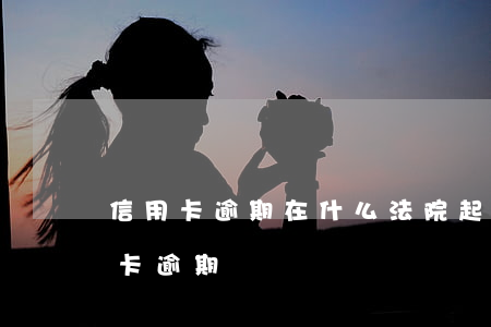 信用卡逾期在什么法院起訴(法院怎么判信用卡逾期)