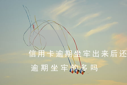 信用卡逾期坐牢出来后还要坐吗-因信用卡逾期坐牢的多吗