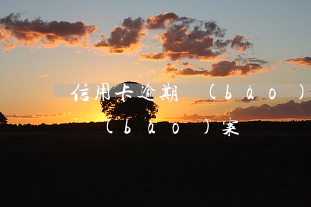 信用卡逾期報(bào)案詐騙(信用卡逾期報(bào)案詐騙)