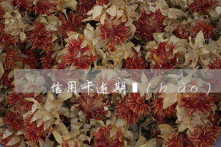 信用卡逾期報(bào)通訊錄是什么意思