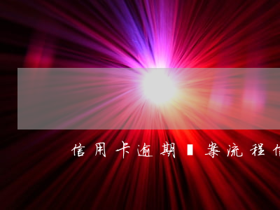 信用卡逾期報案流程(信用卡 逾期記錄)