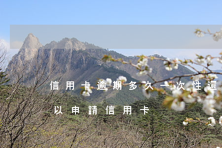 信用卡逾期多久一次性還款(逾期還完多久可以申請信用卡)