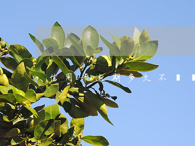 信用卡逾期多久不還會(huì)被起訴