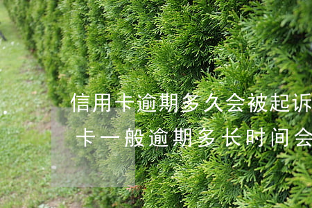 信用卡逾期多久会被起诉还有什么后果(信用卡一般逾期多长时间会被起诉)