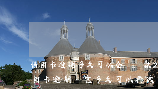 信用卡逾期多久可以全額還款(2018年信用卡逾期還完多久可以再次申請(qǐng))