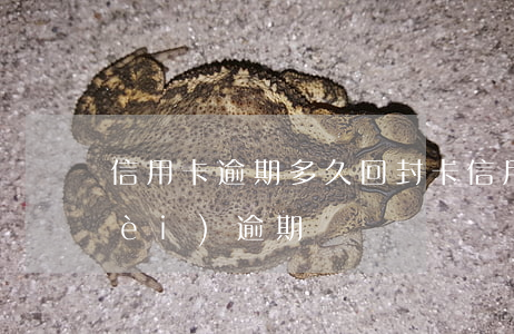 信用卡逾期多久回封卡 信用卡90天內(nèi)逾期