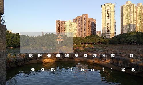 信用卡逾期多久才不能貸款-欠信用卡逾期多久后會(huì)黑名單