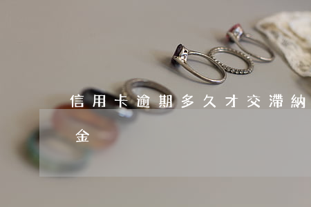 信用卡逾期多久才交滯納金(信用卡 逾期 滯納金)
