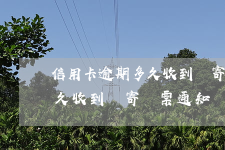 信用卡逾期多久收到郵寄傳票(信用卡逾期多久收到郵寄傳票通知)