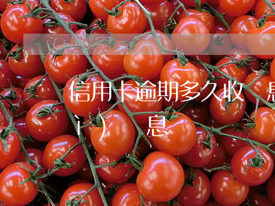 信用卡逾期多久收罰息-逾期多久會(huì)罰息