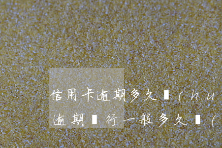 “信用卡逾期多久會(huì)被起訴”（信用卡逾期銀行一般多久會(huì)起訴呢）
