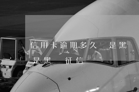 信用卡逾期多久會是黑戶(信用卡逾期多久會是黑戶征信)