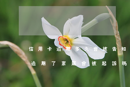 信用卡逾期多久會被告知家人(人死了信用卡逾期了家屬會被起訴嗎)