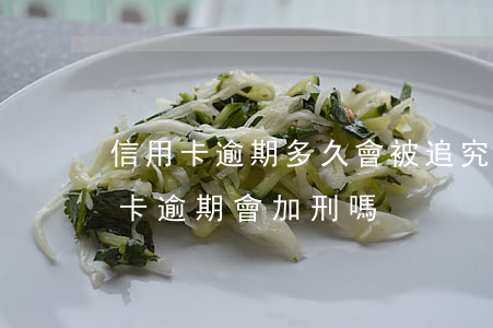 信用卡逾期多久會被追究刑責-因服刑信用卡逾期會加刑嗎